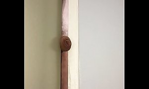 Fucking a New Door Crack until CUM