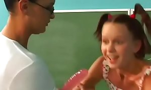 Innocent schoolgirl gets cunt fingered and fucked deep