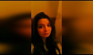 Young Russian girl shoots herself on camera in the bathroom - porn-chat.space