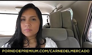 CARNE DEL MERCADO - Oily pick up fuck with gorgeous Colombian chica Reina Velez