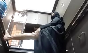 indian muslim aunty teasing legs