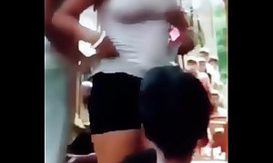 Indian girl naked dance on stage