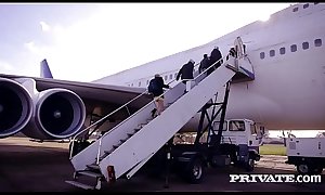 Privatexxx porn video Fucking on a plane