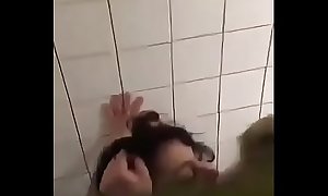 Drunk girls rubbing in toilet shot with hidden cam.