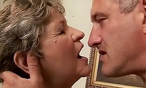 65yo Mommy got fingered and drilled hard