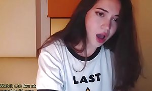 Stunning teen live orgasm
