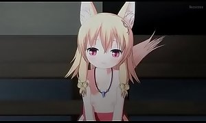 Night Color Fox - necocoya - 3D Anime Loli