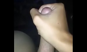 Jerking my 6 inch cock