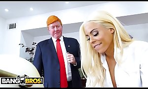 BANGBROS - The President Is Fond Of Pornstars, So He Invites Luna Star Over To Get Her Pussy Grabbed