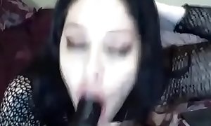 BDSM Gas mask masturbation