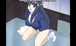 Hot masturbation and oral-service in manga