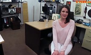 Customers Married slut drilled with lewd pawn guy in the backroom