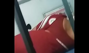 Aunty sleeping indian train