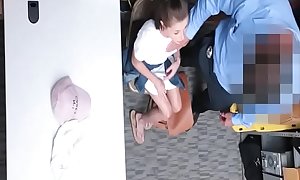 Desperate Shoplifting Girl Blowjob On Spy-Cam