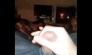 My husband sneaking me a video of his huge cumshot