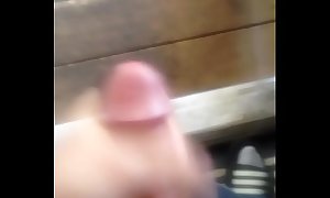 Guy pounds his dick till he cums