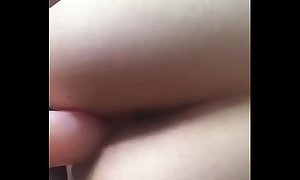 Letting my gf feel a big dick for a change