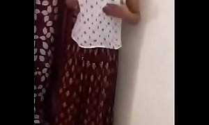 Indian desi girl change her dress