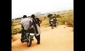 Tamil girl pressing boobs over her Bf