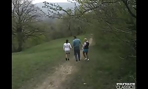 Private Video Magazine threesome in the Anal Park