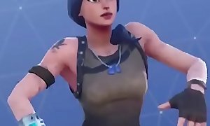 Fortnite girl is horny and dances and fucks for cash in lobby