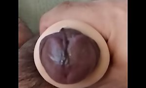 Thick cock masturbation slow motion