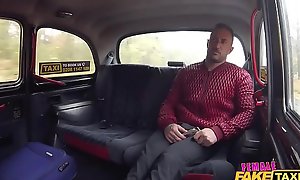Female Fake Taxi Spanish guy fucks the blonde taxi driver