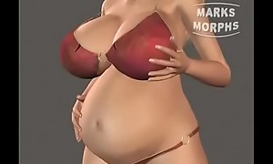 Sexy Breast and belly growth