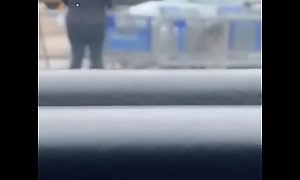 Thick latina in Walmart parking lot