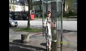 Nina flashing in public 1