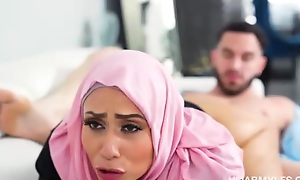 Curvaceous Arab mom seduced stepson into some yawning chasm passion
