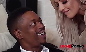 Big black porn and xxx white monster cocks XXX double penetrate cum-hungry Sienna Day GP398
