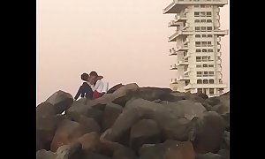 Mumbai lover kissing in public place 1
