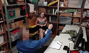 Tiny titted teen suspect strip searched and fucked