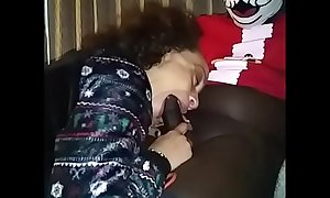 Brook Starr - Naughty Ho Ho Ho, Ghetto Santa, sucking his dick after I caught him trying to steal my Christmas gifts