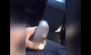 Uber Driver playin with my Dick