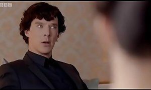 Sherlock meets the naked Irene Adler - Sherlock Series 2 - BBC