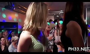 Plenty of team fuck on dance floor blow jobs from blondes wild fuck