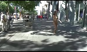 Naked in street