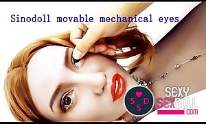 Sinodoll movable mechanical eyes at SexySexDoll fuck clip and porn movie