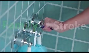MOM Cheating with Son's Gun at Bathroom - FamilyStroke sex video
