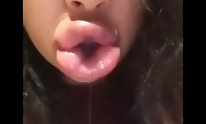Huge lips